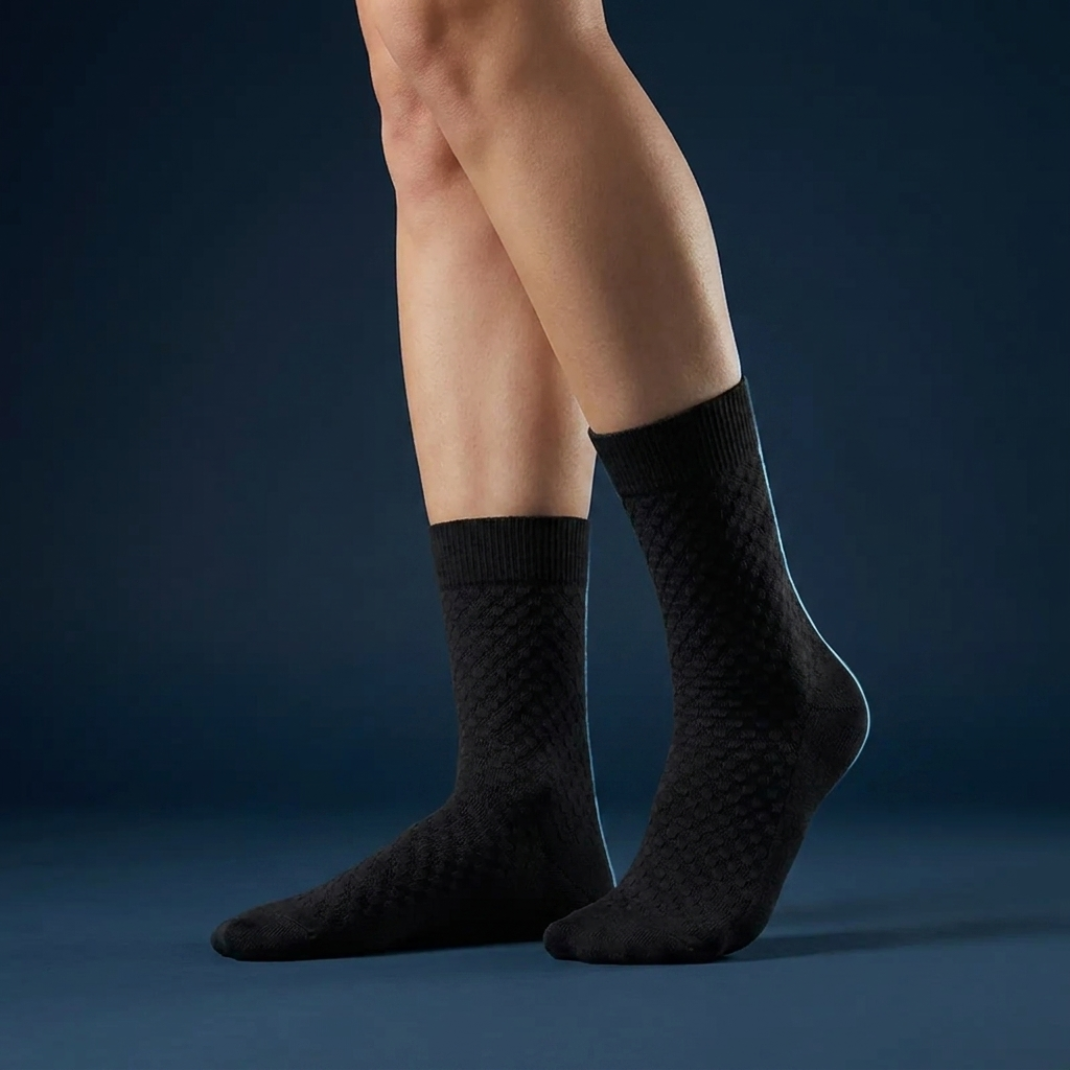 Chaussettes mi-hautes en fibre de bambou - Sovenya