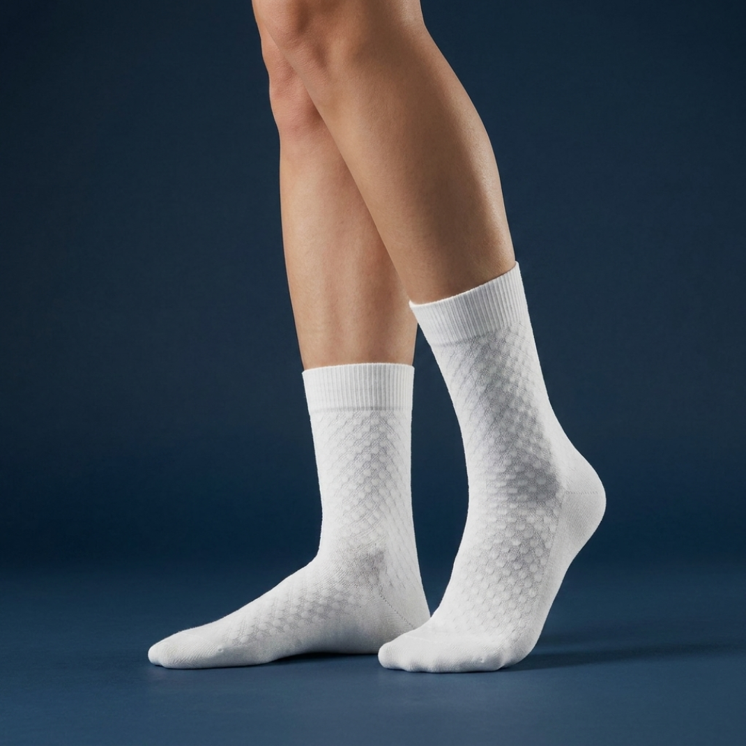 Chaussettes mi-hautes en fibre de bambou - Sovenya