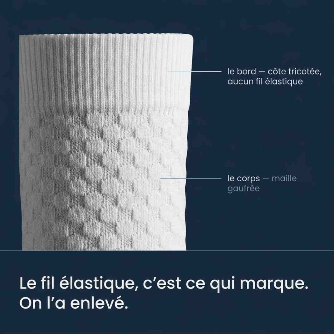 Chaussettes mi-hautes en fibre de bambou - Sovenya