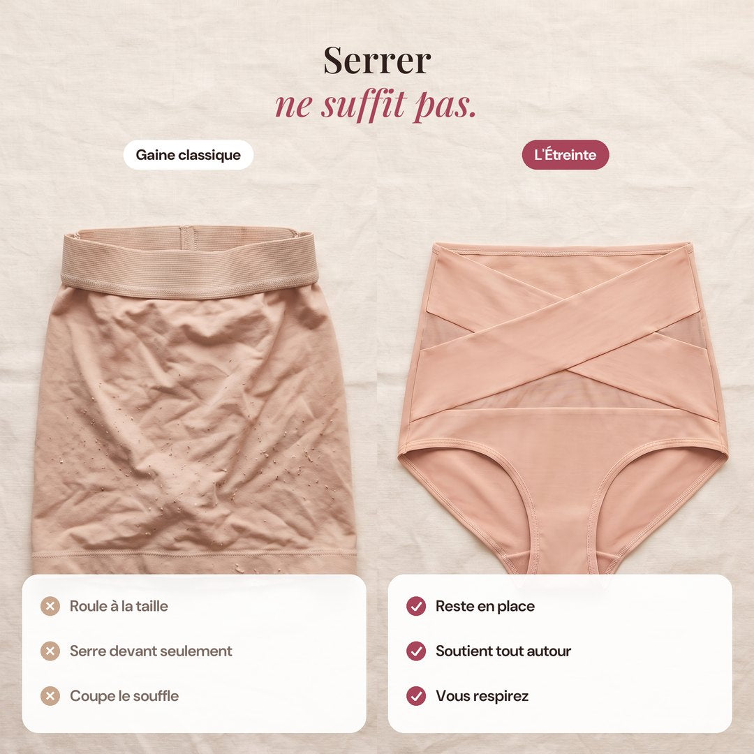 Culotte gainante croisée taille haute - Sovenya