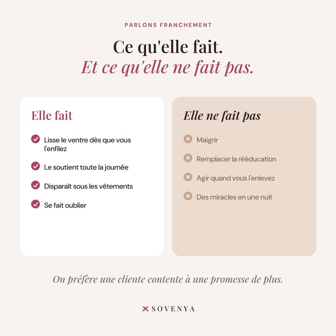 Culotte gainante croisée taille haute - Sovenya